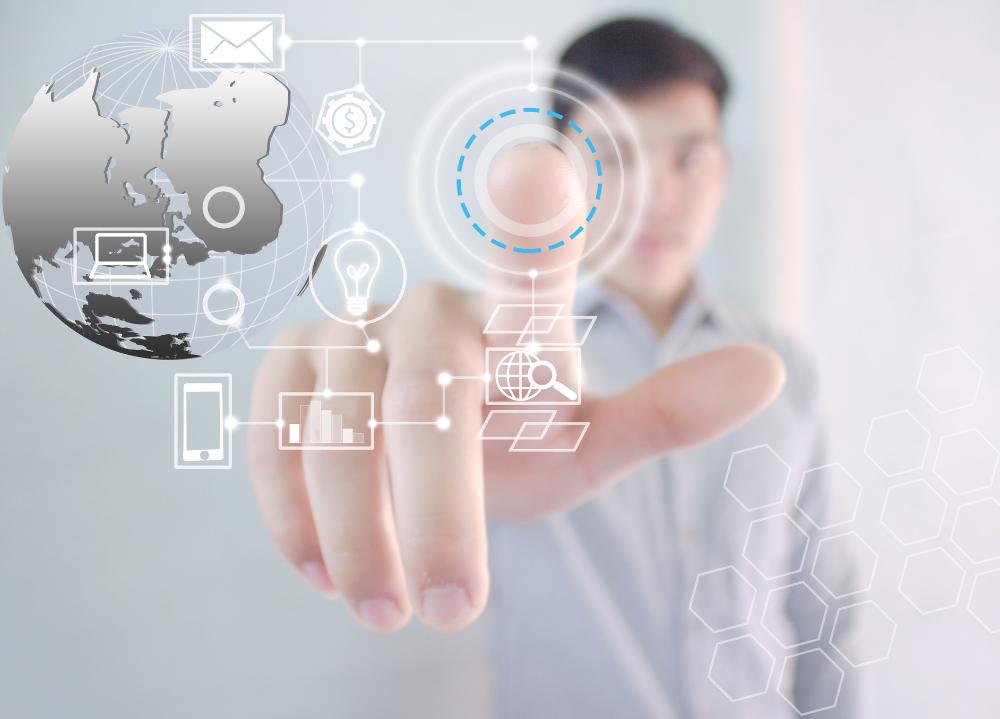 Technology and software concept.
